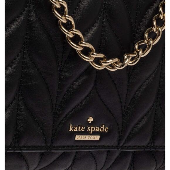 NEW Kate Spade Briar Lane Quilted Emelyn Gold Chain Handbag 👜 - Picture 8 of 16